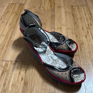 Stylish Fly London sandals.